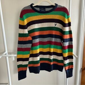 American Eagle Outfitters athletic fit striped sweated